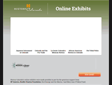 Tablet Screenshot of exhibits.historycolorado.org